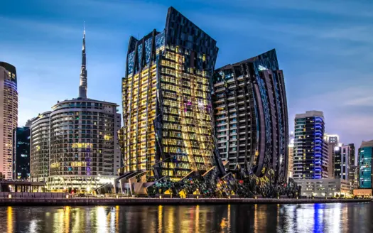 Davinci Tower at Dubai Water Canal By Dar Al Arkan
