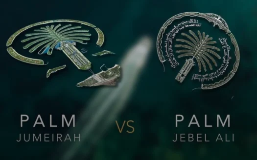 Palm Jumeirah vs Palm Jebel ali
